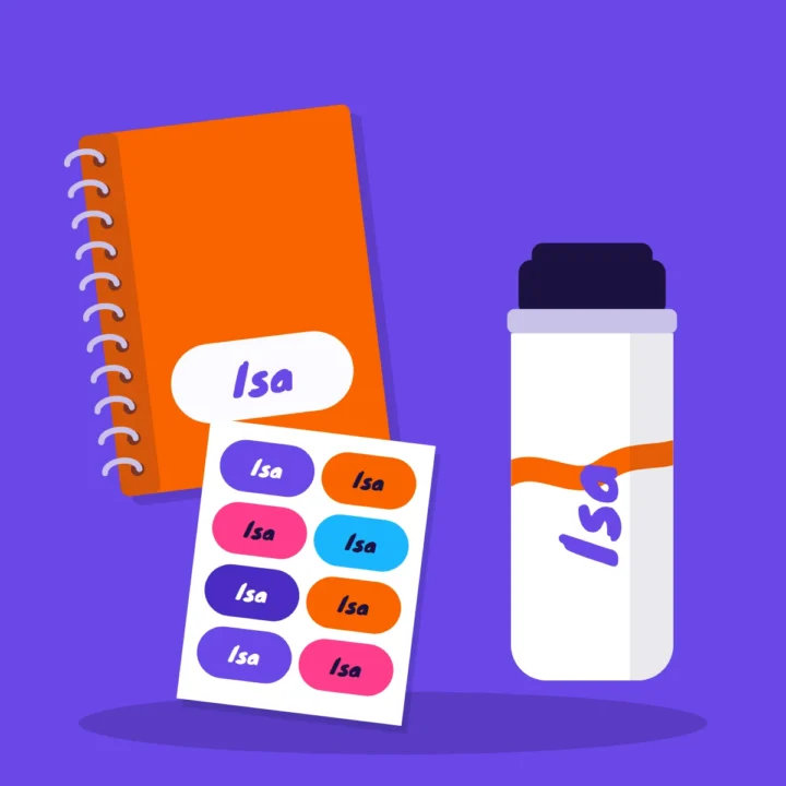 Kit escolar, ejemplo de personalización de Impresso